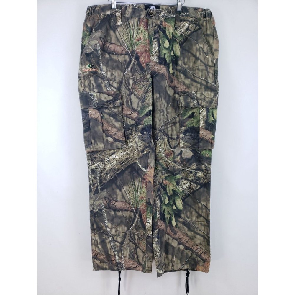 Mossy Oak Cargo Hunting Pants Men's Size XL (40-42) Breakup Camouflage